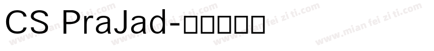 CS PraJad字体转换